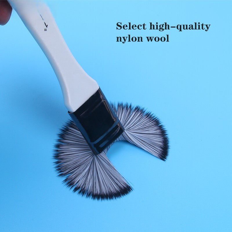 Alayjah, 25-Piece Professional Paint Brushes with Bag , Wood Handle, Nylon Hair Brushes for Acrylic, Oil & Watercolor Paintingألايجاه، فرش احترافية مكونة من 25 قطعة، بمقبض خشبي وشعيرات نايلون للرسم بالأكريليك والزيت والألوان المائية