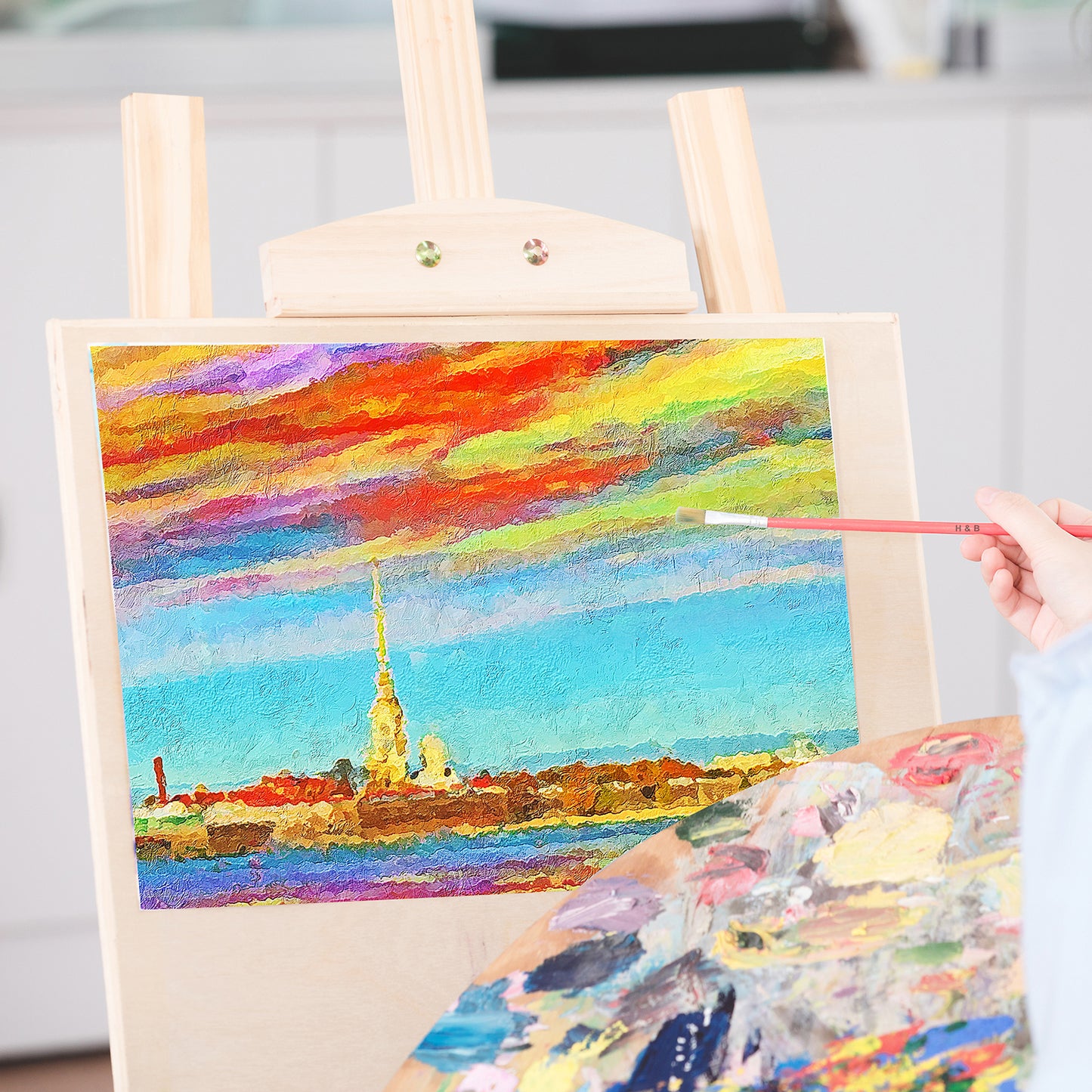 24 Color Acrylic Paint Tubes Set for Kids الوان اكريلك معجون للاطفال