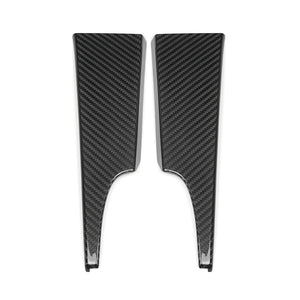 Dashboard Left and Right Lower Interior Trims for Mustang 2015-2023 Real Carbon Fiber  الزينة الداخلية السفلية اليمنى واليسرى للوحة العدادات لفورد موستانج 2015-2023