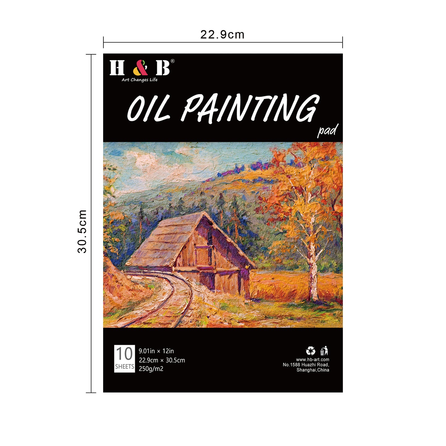 Alayjah, A4 Oilcolor Painting Pad, 1 Piece, Premium Textured Paper for Smooth Oil Painting, Ideal for Artists & Beginnersألايجاه، دفتر رسم بألوان الزيت مقاس A4،  20100442 قطعة واحدة – ورق عالي الجودة بسطح ملمس مثالي للرسم الزيتي، مناسب للفنانين والمبتدئين