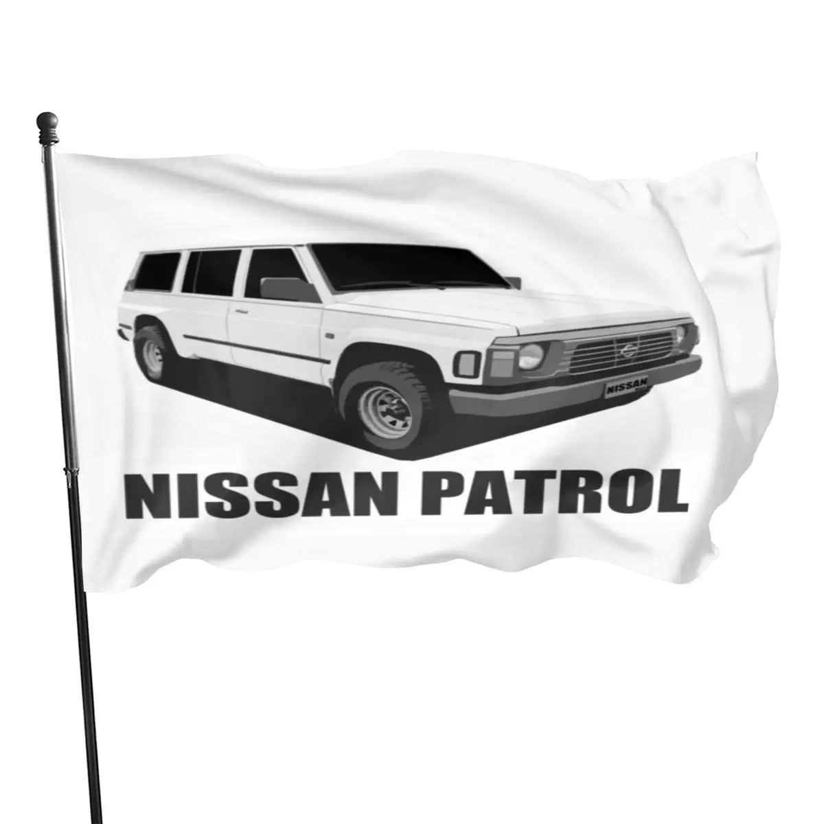 Nissan Patrol Y60 010343 3D Stylish Decorative Flag نيسان باترول Y60 010343 علم زخرفي أنيق ثلاثي الأبعاد