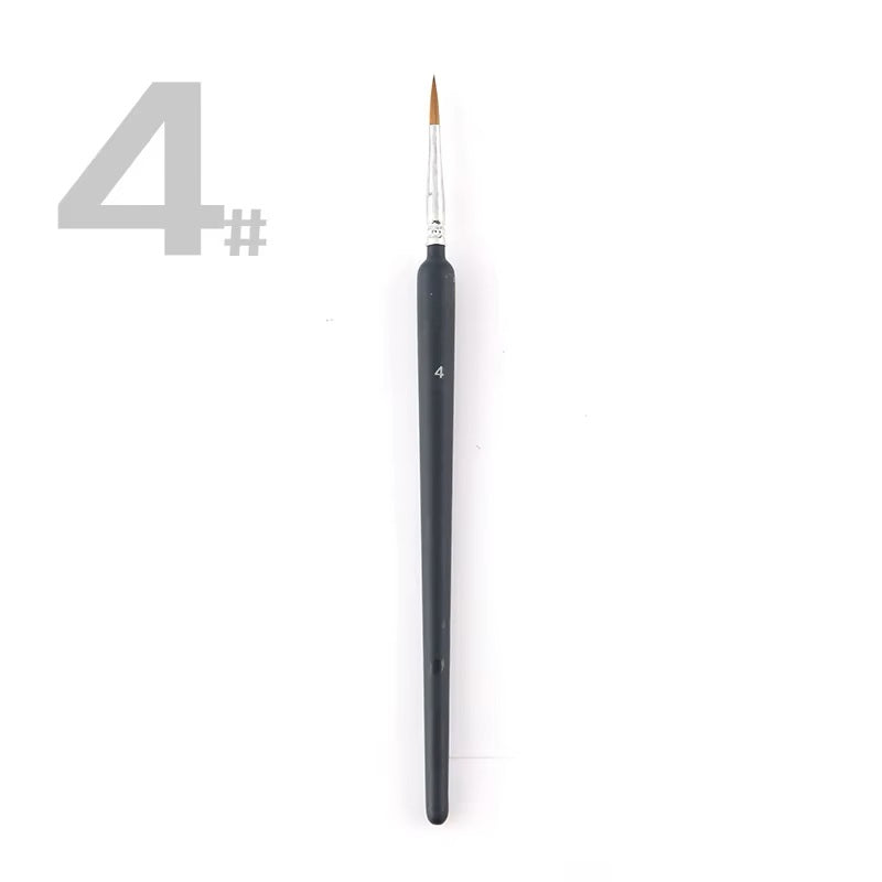 Alayjah, Professional Artist Miniature Detail Paint Brush Set, 11-Piece, Sharp Tips for Precise, Clear, and Fine Artwork Drawing 20100330 ألايجا، فرش رسم احترافية 11 قطعة لتفاصيل صغيرة – رؤوس حادة لرسم دقيق وواضح وفني ممتاز