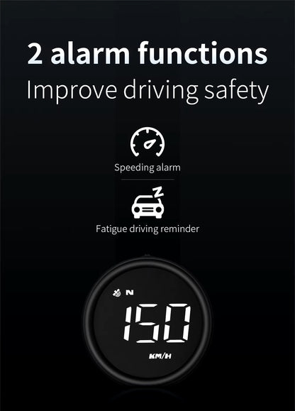 ضمان سنتين 2years warranty Digital GPS meter round shape عداد الكتروني يعمل بالأقمار الاصطناعية شكل دائري