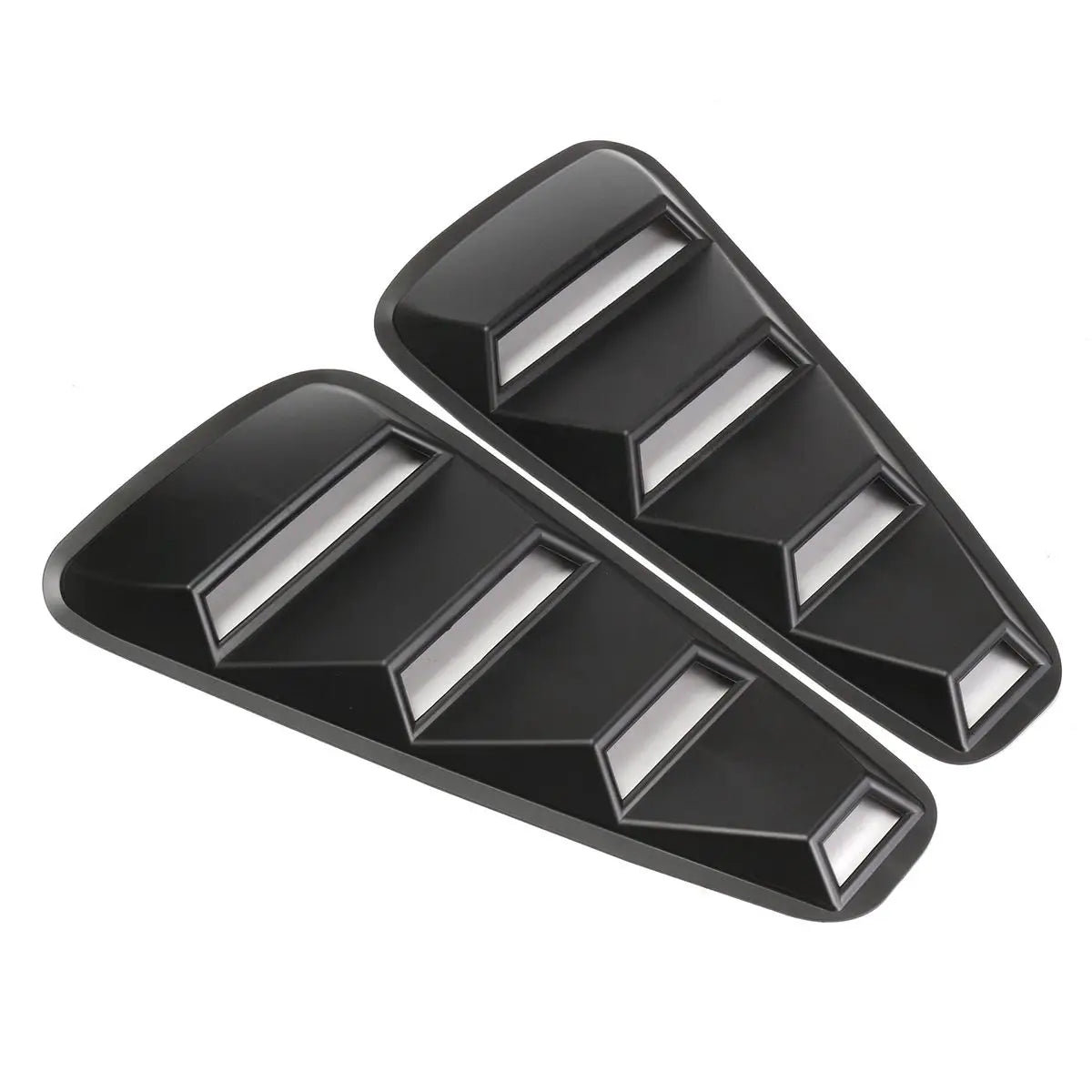 A Pair Quarter Side Window Louvers Ford Mustang 2005 2006 2007 2008 2009 2010 2011 2012 2013 2014 غطاء مدرج لوفر للجامات الجانبية فورد موستنج