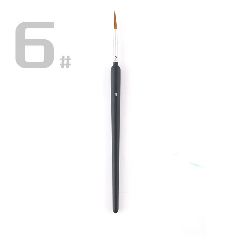 Alayjah, Professional Artist Miniature Detail Paint Brush Set, 11-Piece, Sharp Tips for Precise, Clear, and Fine Artwork Drawing 20100330 ألايجا، فرش رسم احترافية 11 قطعة لتفاصيل صغيرة – رؤوس حادة لرسم دقيق وواضح وفني ممتاز