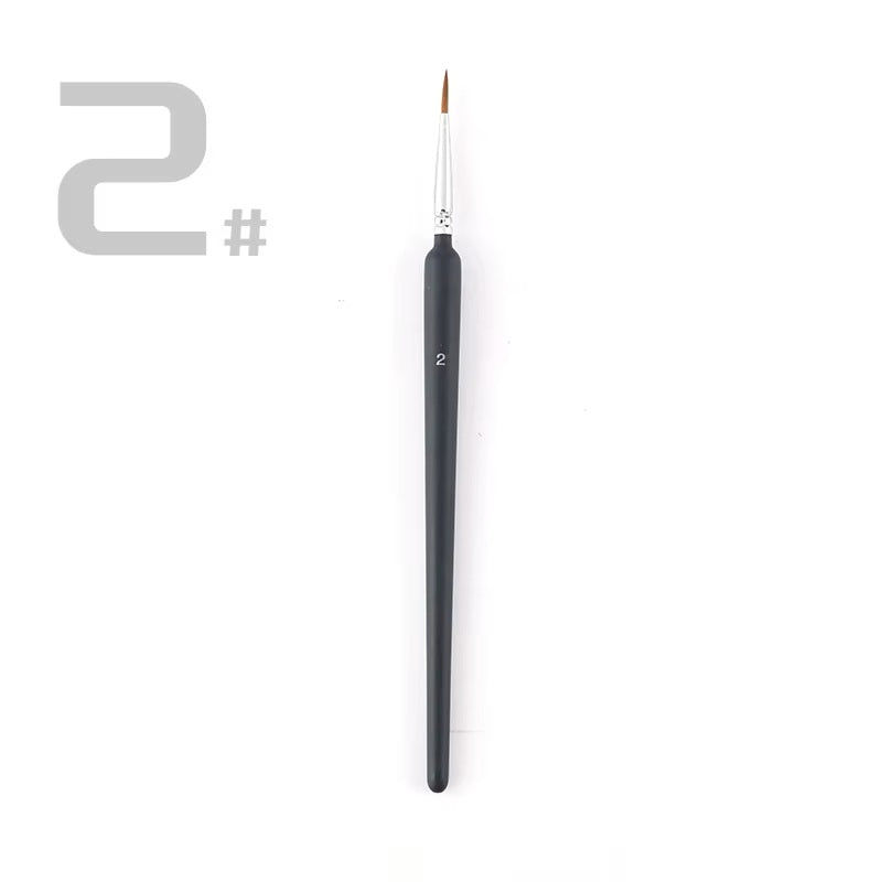 Alayjah, Professional Artist Miniature Detail Paint Brush Set, 11-Piece, Sharp Tips for Precise, Clear, and Fine Artwork Drawing 20100330 ألايجا، فرش رسم احترافية 11 قطعة لتفاصيل صغيرة – رؤوس حادة لرسم دقيق وواضح وفني ممتاز