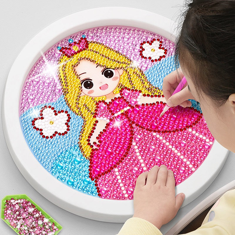 Alayjah, 5D DIY Diamond Painting Set with White Frame, 1 Pc, Educational Creative Drawing Toy for Kids, Fun Paste Art Kit ،  20200010 فصوص ثلاثية الأبعاد  مع إطار أبيض