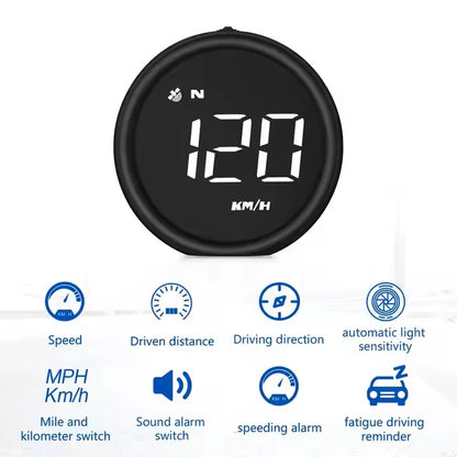 ضمان سنتين 2years warranty Digital GPS meter round shape عداد الكتروني يعمل بالأقمار الاصطناعية شكل دائري