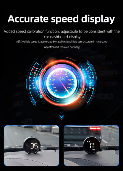 ضمان سنتين 2years warranty Digital GPS meter round shape عداد الكتروني يعمل بالأقمار الاصطناعية شكل دائري