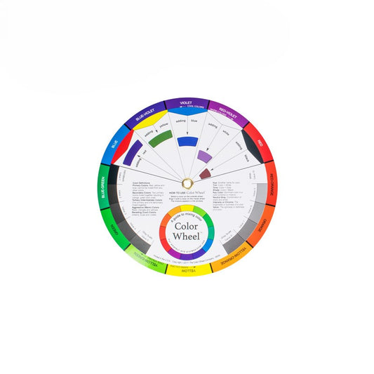 Alayjah, Color Wheel Guide & Testing Tool, 1-Piece , Ideal for Mixing, Nail Art, Tattoos, and School Projects 20100070(Special Prices for Sellers اسعار خاصة للتجار )