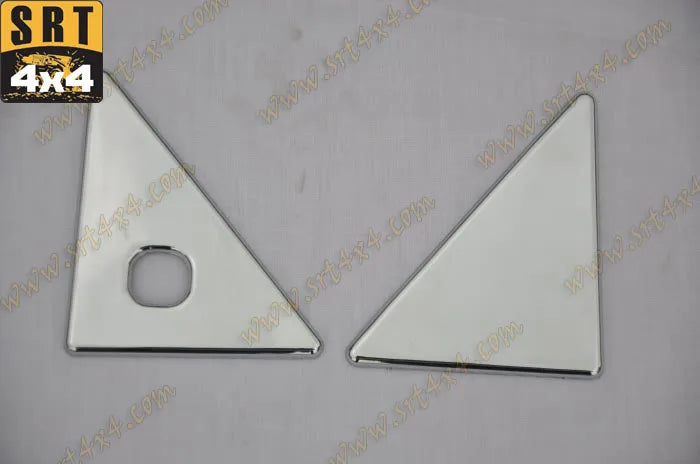 Chrome Rear Window Corner Cover Tirms For Toyota Prado