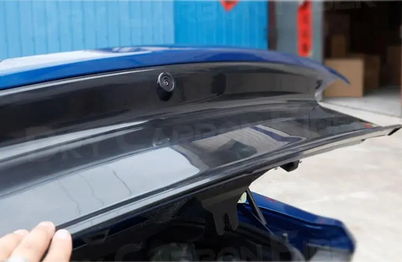 Ford Mustang 2015-2023 Trunk Lid Cover باقة خلفية كفر الدبة فورد موستنج كاربون فايبر او عادي