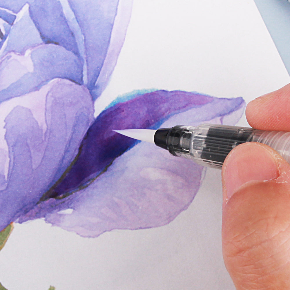 Alayjah, Professional Water Brush Pen , Set of 3 Pieces L M S, 20100040 قلم فرشاة ماء، قطعة واحدة، أداة تلوين قابلة لإعادة التعبئة للألوان المائية والغواش، (Special Prices for Sellers اسعار خاصة للتجار )