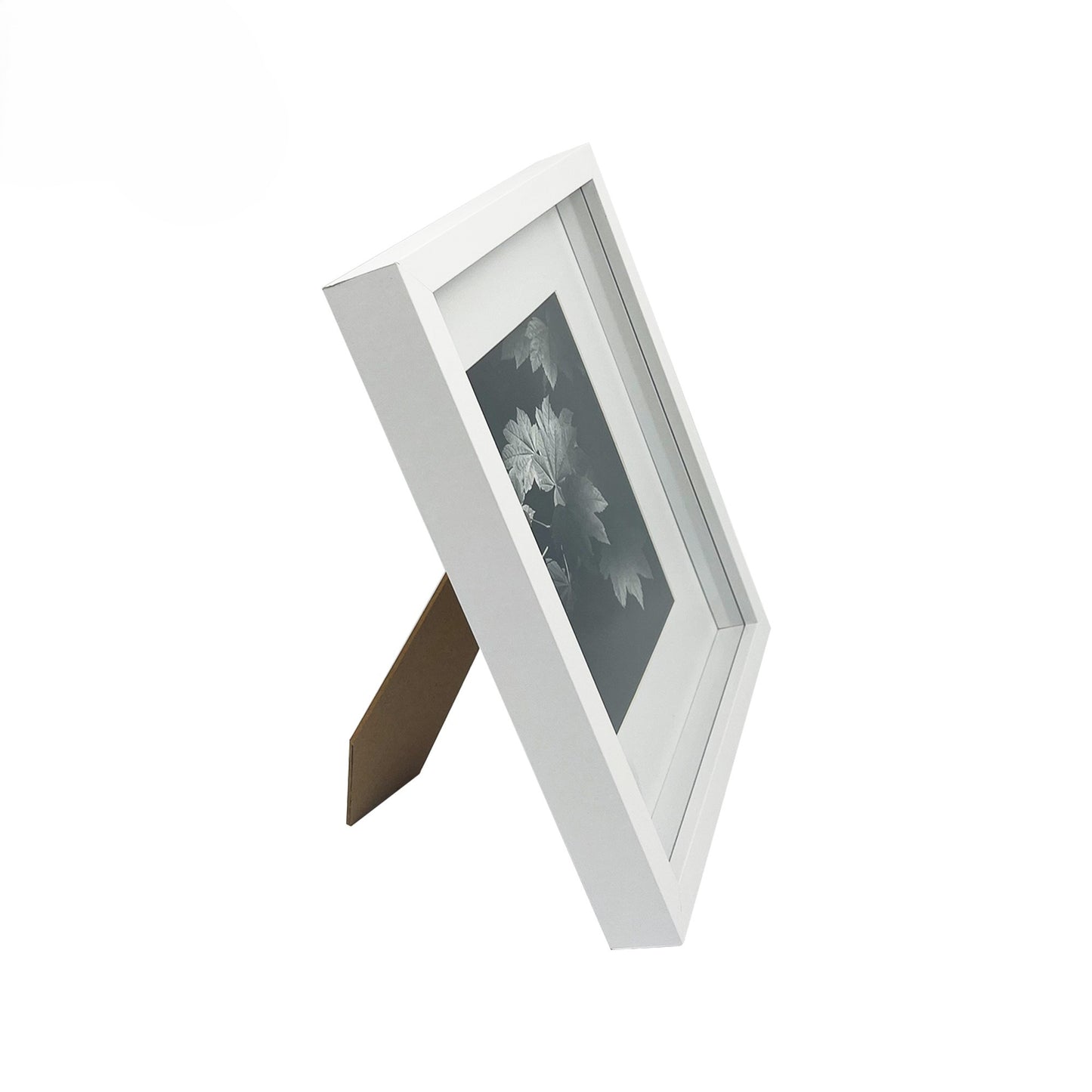 Alayjah, A5 White Photo Frame, 1 Piece,Wooden Frame, Long-Lasting & Stylish Design for Home & Office Décor ألَيْجا، إطار صور أبيض مقاس A5، قطعة واحدة، إطار خشبي، متين بتصميم أنيق للديكور المنزلي والمكتبي