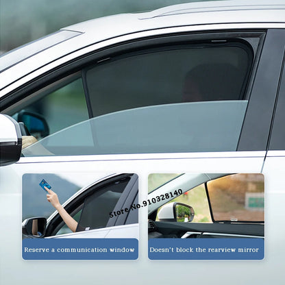 Toyota RAV4 2019-2023 Magnetic Car Sunshade Mesh Curtains شمسيات للنوافذ الدرايش تويوتا راف 4