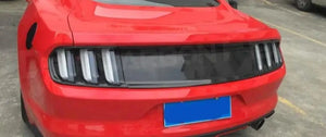 Ford Mustang 2015-2023 Trunk Lid Cover Carbon Fiber or Plastic باقة خلفية كفر الدبة فورد موستنج كاربون فايبر (تغطيس) او عادي
