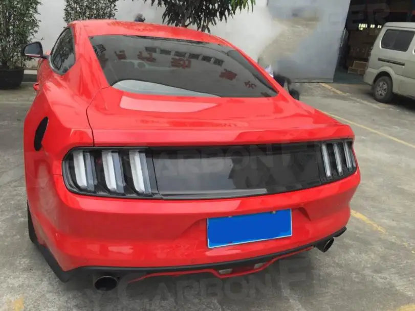 Ford Mustang 2015-2023 Trunk Lid Cover باقة خلفية كفر الدبة فورد موستنج كاربون فايبر او عادي