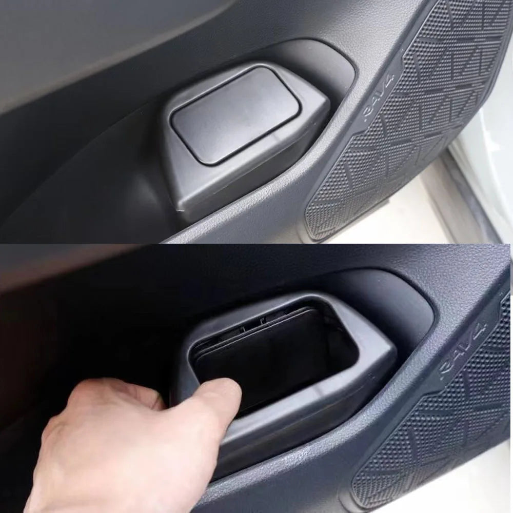 2PCS Door Special Side Trash Can Ashbin Car Organizer For Toyota RAV4 Xa50 2019 2020 صناديق تخزين تويوتا راف 4