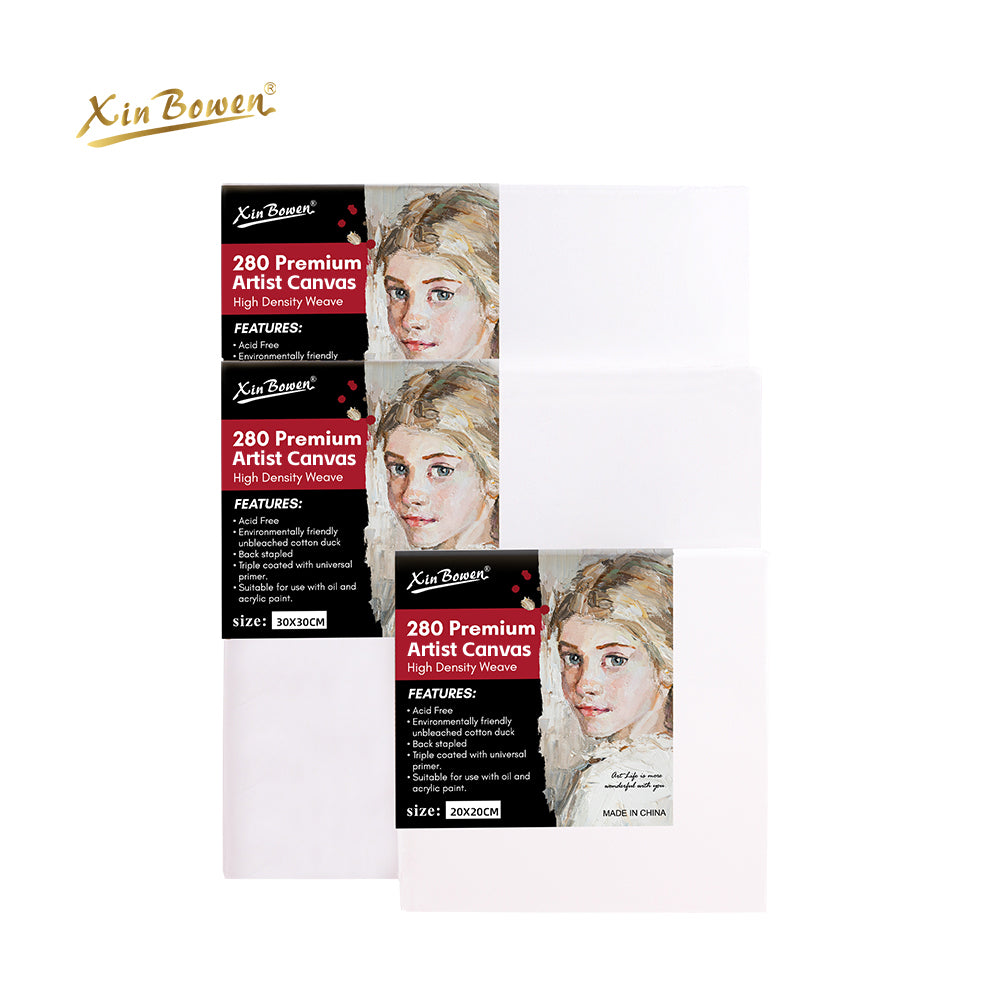 Eco-Friendly Blank Canvas,A4 Size, 100% Cotton Stretched, White Artist Painting Board, Ready-to-Use Frame ، ، كانفس فارغ صديق للبيئة، مقاس A4، قطن 100% مشدود، لوح رسم أبيض للفنانين، إطار جاهز للاستخدام