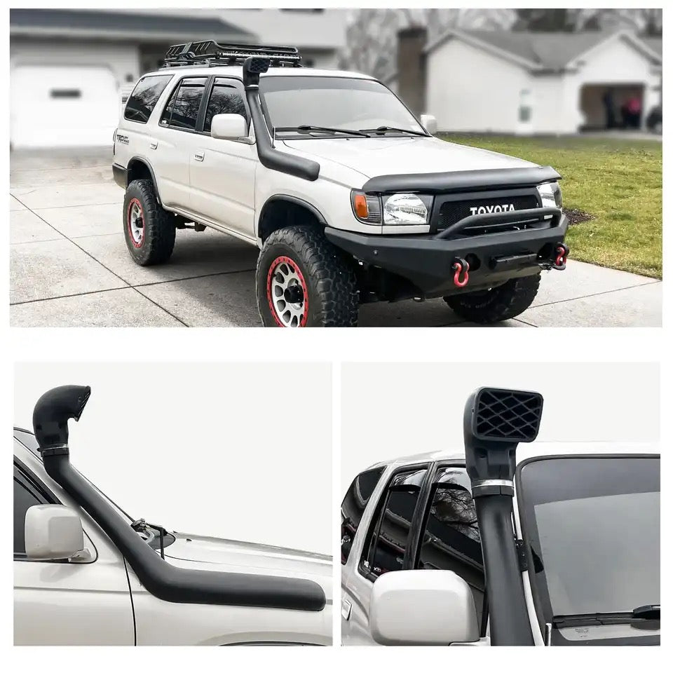 Intake Air Pipe Snorkel Kits Systems for Toyota HiLux 165/167/172 Series 1997-2004 Diesel Models Matte Black بايب انتيك هواء تويوتا هايلوكس