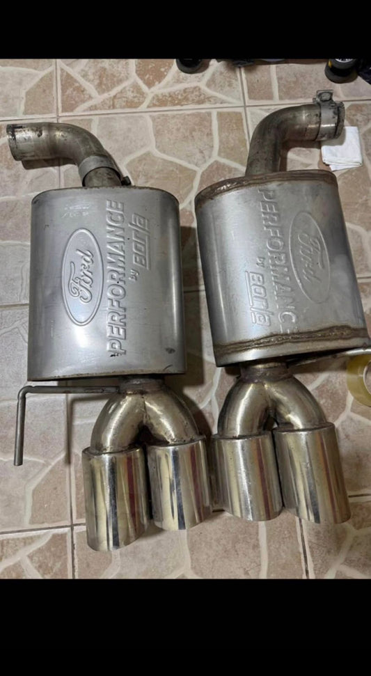اكزوزات موستنج بورلا مع تبات كروم Double Tips Borla Exhaust Mustang