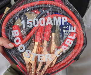 1 Year Warranty Car Jump Battery Charge Cable Wire Emergency Booster 1500AMP Safety,10700080  ضمان سنة سلك  كيبل واير شحن بطارية سيارة اشتراك