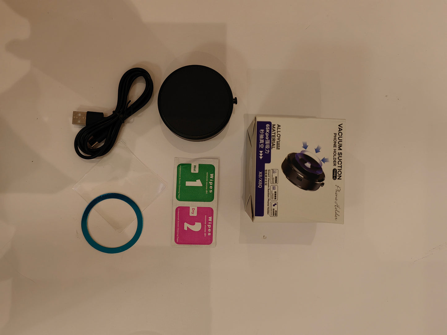 Mobile Magnetic Holder Vacuum حامل هاتف مغناطيس يعمل بالشفط