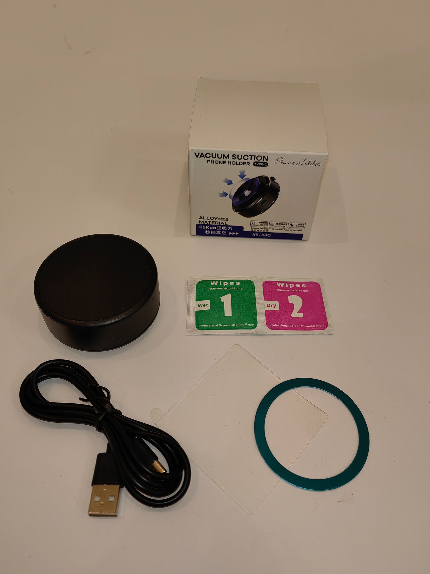 Mobile Magnetic Holder Vacuum حامل هاتف مغناطيس يعمل بالشفط