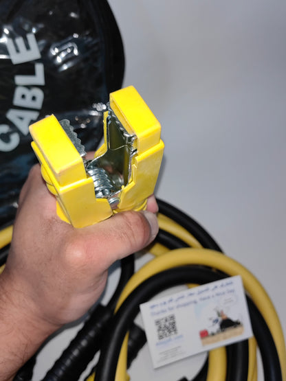1 Year Warranty Car Jump Battery Charge Cable Wire Emergency Booster 3000AMPكابل شحن بطارية السيارة للطوارئ مع ضمان سنة | سلك شاحن ومBoost للسيارة 3000 أمبير