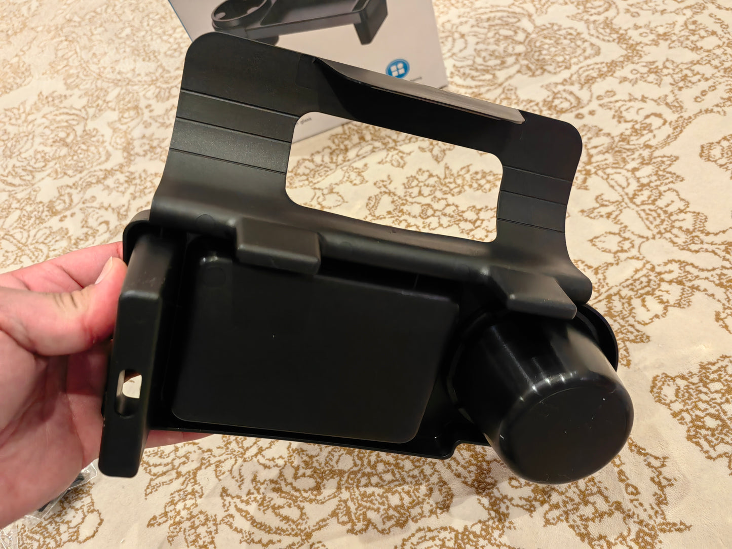 3 in 1 Window Mount Car Tray Cup Holder Phone Holder Multipurpose Car Tray,10400030  صينية سيارة قابلة للتثبيت على النافذة 3 في 1 | حامل أكواب + حامل هاتف + صينية متعددة الاستخدامات