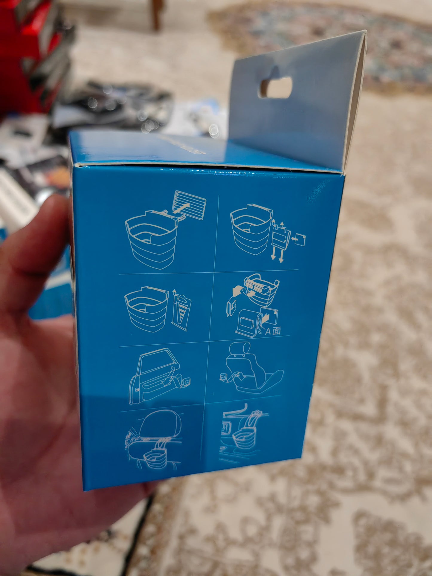 عبوتان من حامل صينية المربى المتعدد الوظائف الفاخر العالمي – حامل صلصات داخل السيارة / صينية للبطاطس المقليةPack of 2 Universal Luxury Multi-Function Jam Tray Sauce Dish Holder Interior Car Tray French Fry Holder