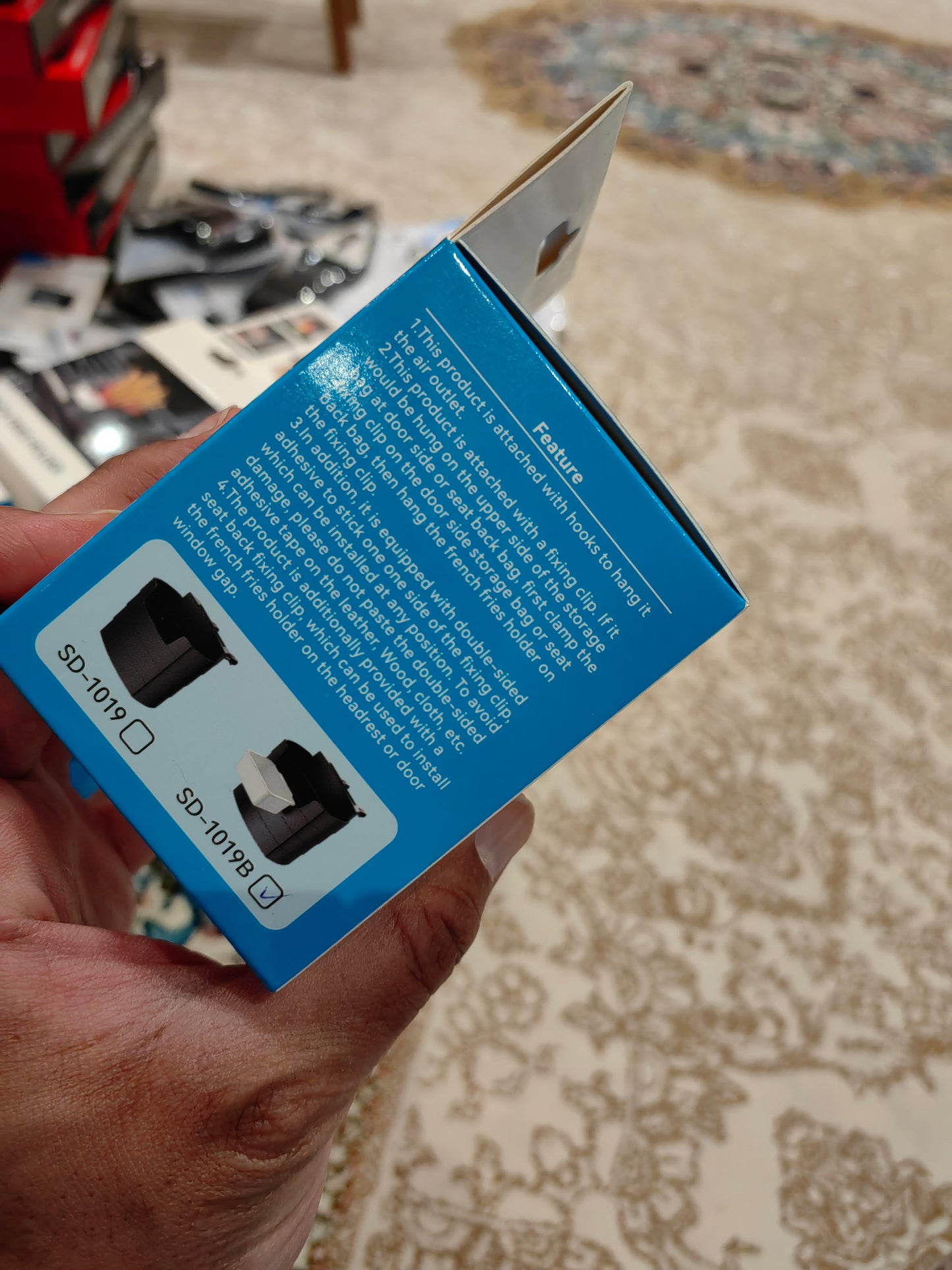 عبوتان من حامل صينية المربى المتعدد الوظائف الفاخر العالمي – حامل صلصات داخل السيارة / صينية للبطاطس المقليةPack of 2 Universal Luxury Multi-Function Jam Tray Sauce Dish Holder Interior Car Tray French Fry Holder