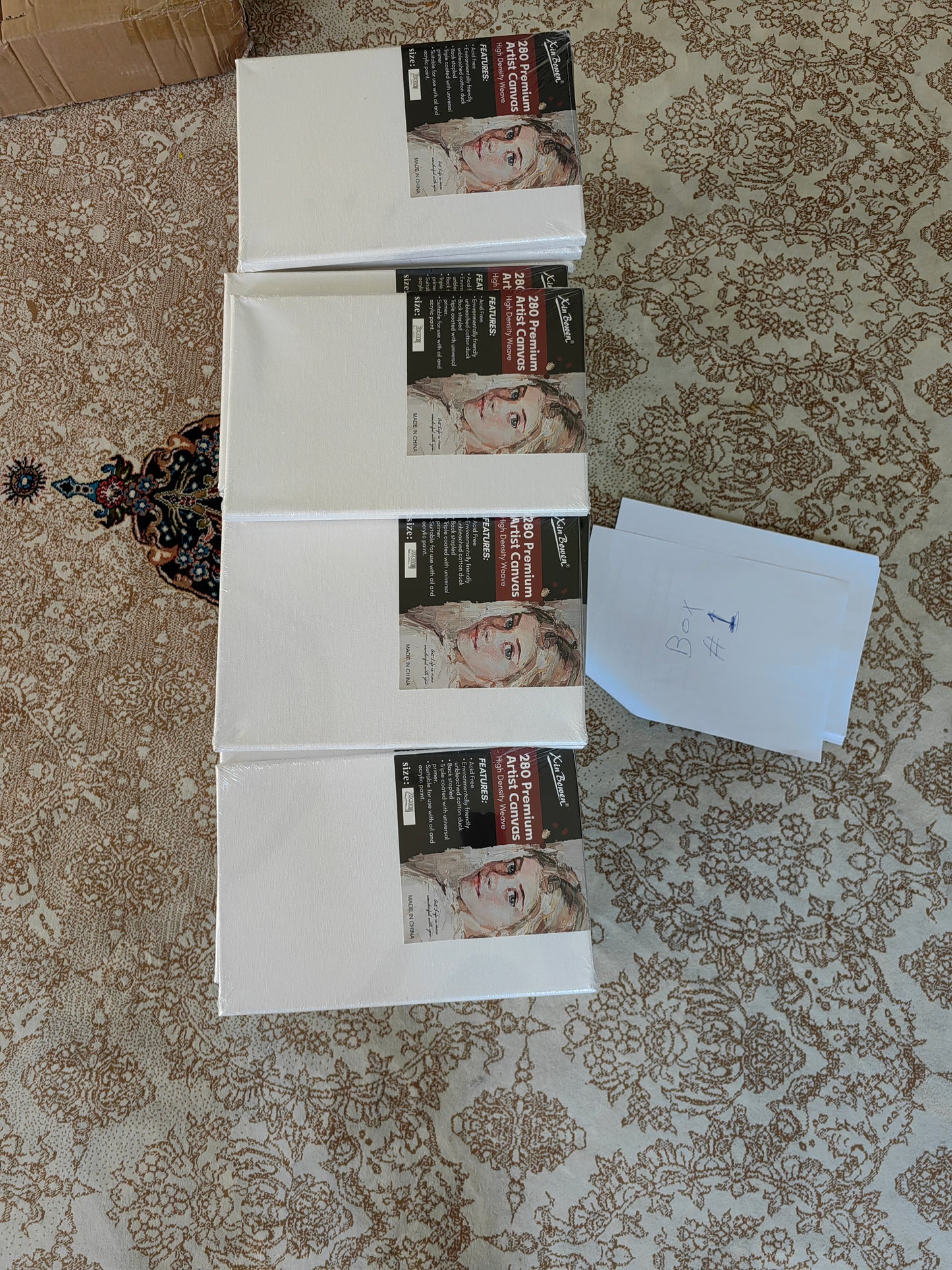 Eco-Friendly Blank Canvas,A4 Size, 100% Cotton Stretched, White Artist Painting Board, Ready-to-Use Frame ، ، كانفس فارغ صديق للبيئة، مقاس A4، قطن 100% مشدود، لوح رسم أبيض للفنانين، إطار جاهز للاستخدام