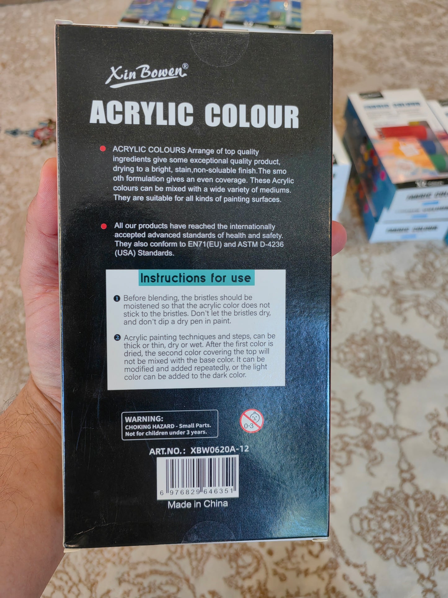 12-Color Poster Paint Set, Non-Toxic Art Kit for Students & Wall Projects  ألوان بوستر من 12 لونًا، آمن وغير سام للطلاب ومشاريع الرسم على الجدران