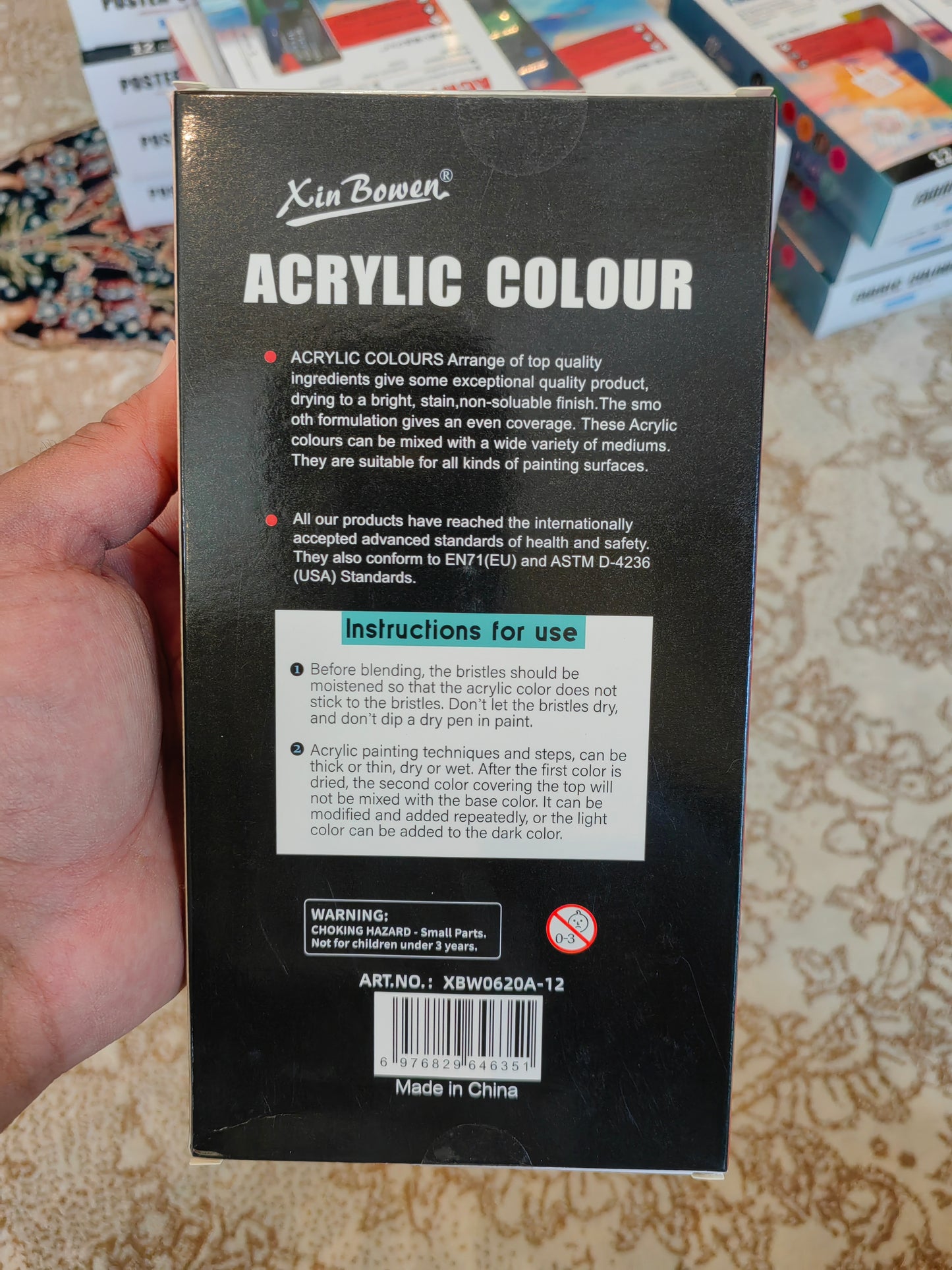 12-Color Poster Paint Set, Non-Toxic Art Kit for Students & Wall Projects  ألوان بوستر من 12 لونًا، آمن وغير سام للطلاب ومشاريع الرسم على الجدران