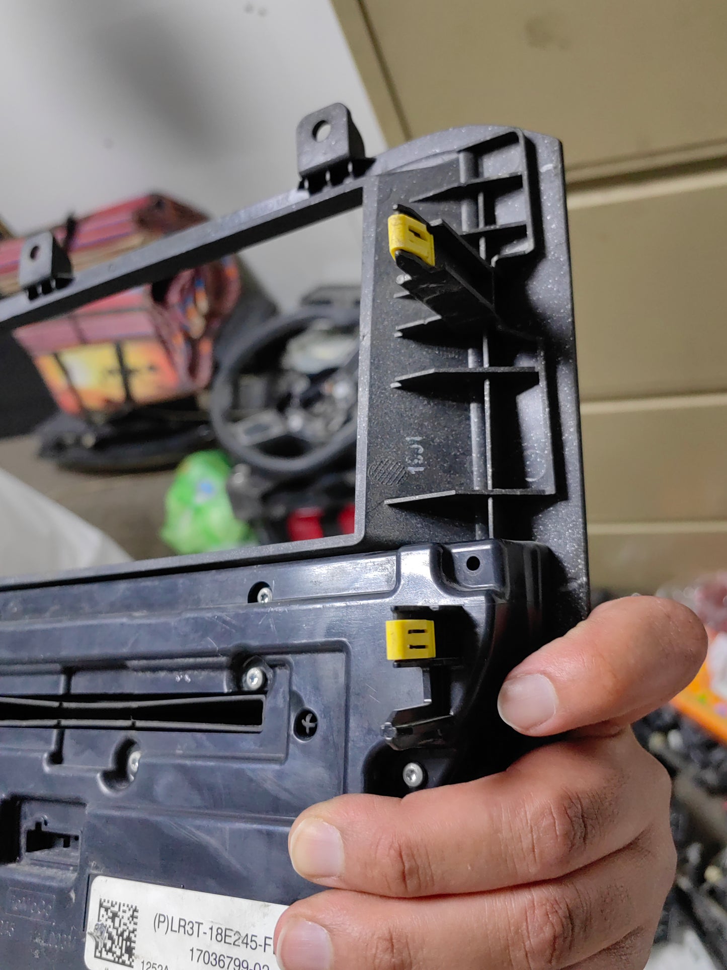 Dash Radio Climate Control Switch Trim Ford Mustang Console with Screen and Multimedia Device