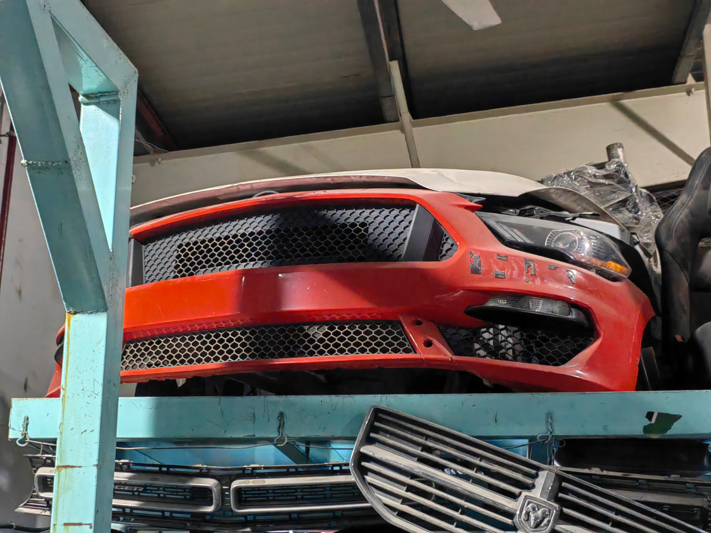 Used Mustang Shelby Bumper without Lip 2018-2023  بمبر شلبي بدون لحية موستنج