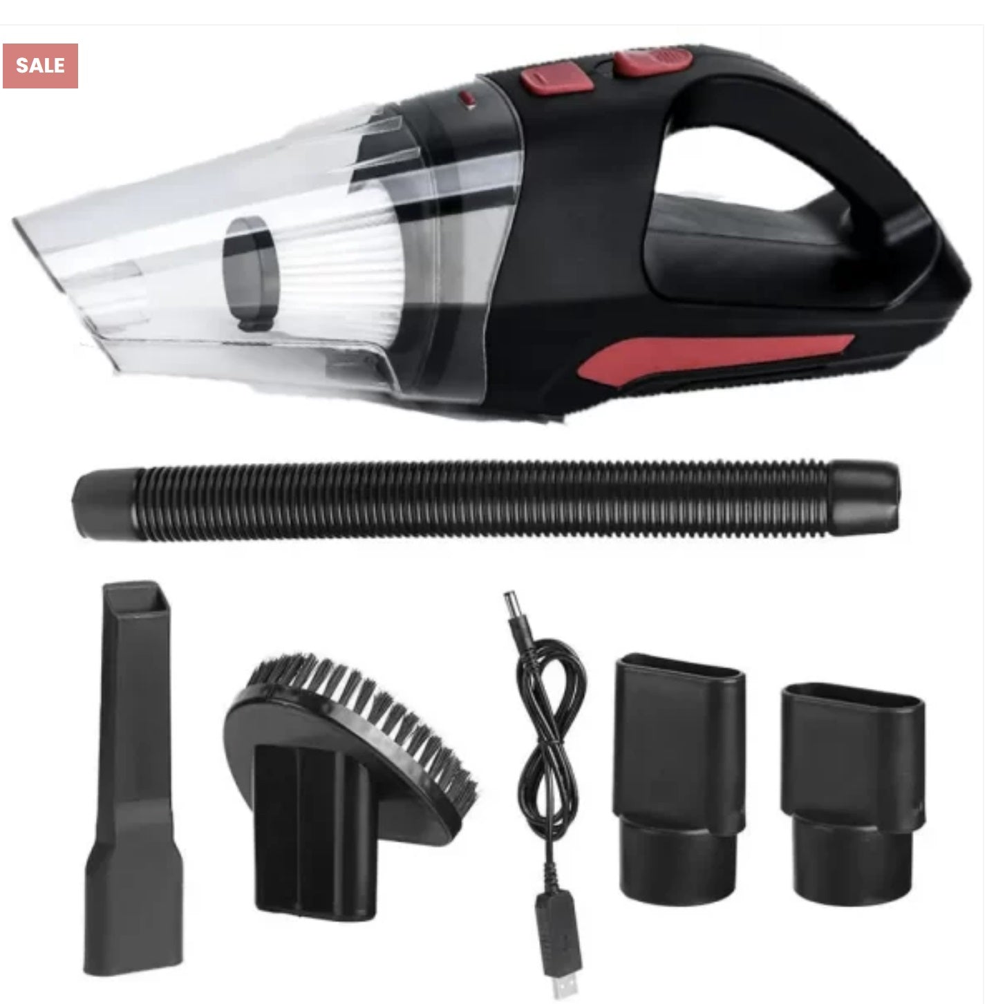 Vacuum cleaner portable مكنسة كهربائة للسيارة (special prices for seller اسعار خاصة للتجار)