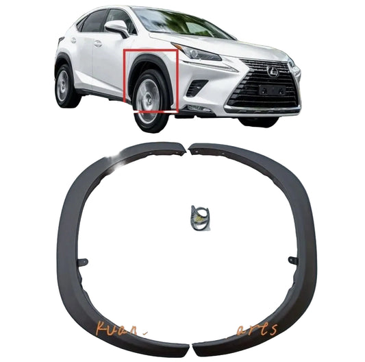 Used Lexus NX Fender Molding Set 2015–2020 Original Parts أغطية رفرف لكزس مستعملة يمين ويسار طقم كامل