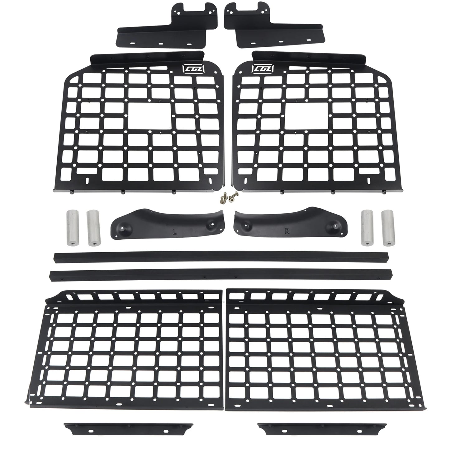 Rear Boot Trunk Cargo Shelf Molle Panels Storage Racks Organizer Compatible with Nissan Patrol Y62  Armada 2010-2023  منظم درج أغراض للمغامرات والرحلات صندوق نيسان باترول