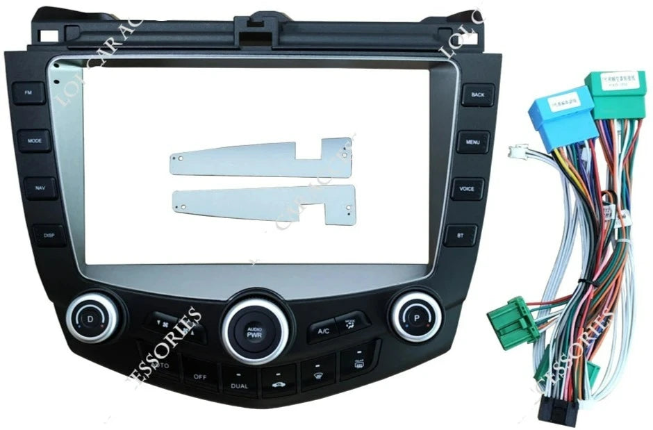 9 Inch Honda Accord 2003-2007 Head Unit Frame 1 year Warranty فريم شاشة هوندا اكورد مع تحكم بالمكيف ضمان سنة