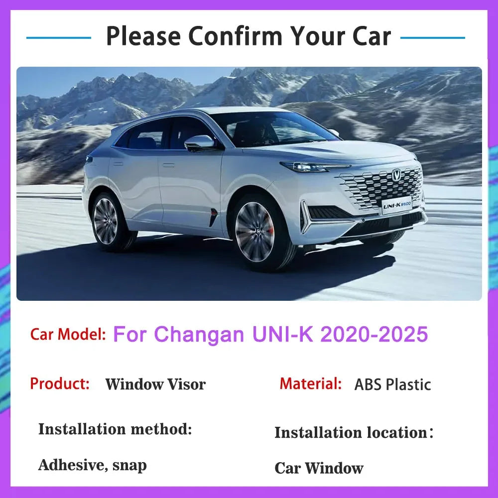 Changan UNI-K UNIK UNI K 2020 2021 2022 2023 2024 2025 هوايات شنجان