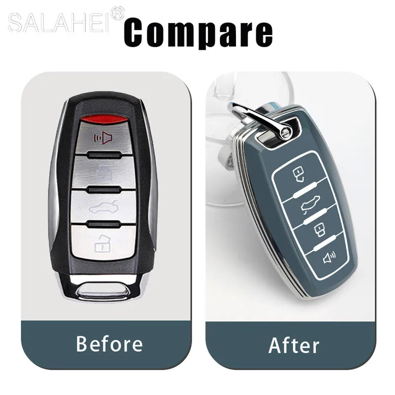 TPU Remote Key Cover Great Wall Haval Hover Coupe H1 H4 H6 H7 H9 F5 F7 H8 H9 H2S GMW Coupe  - غطاء مفتاح جريت وول وهافال