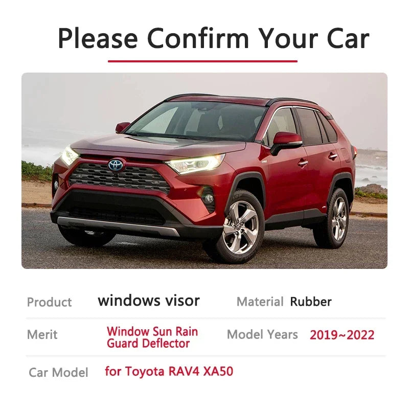 Toyota Rav4 Suzuki Across Windows Visors 2019 2020 2021 2022  هوايات تويوتا راف4 سوزوكي اكروس