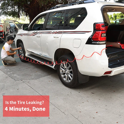 2008-2021 Toyota  Prado Tire Pressure Insufficient High-Power Air Pumpكمبرسر هواء تويوتا برادو