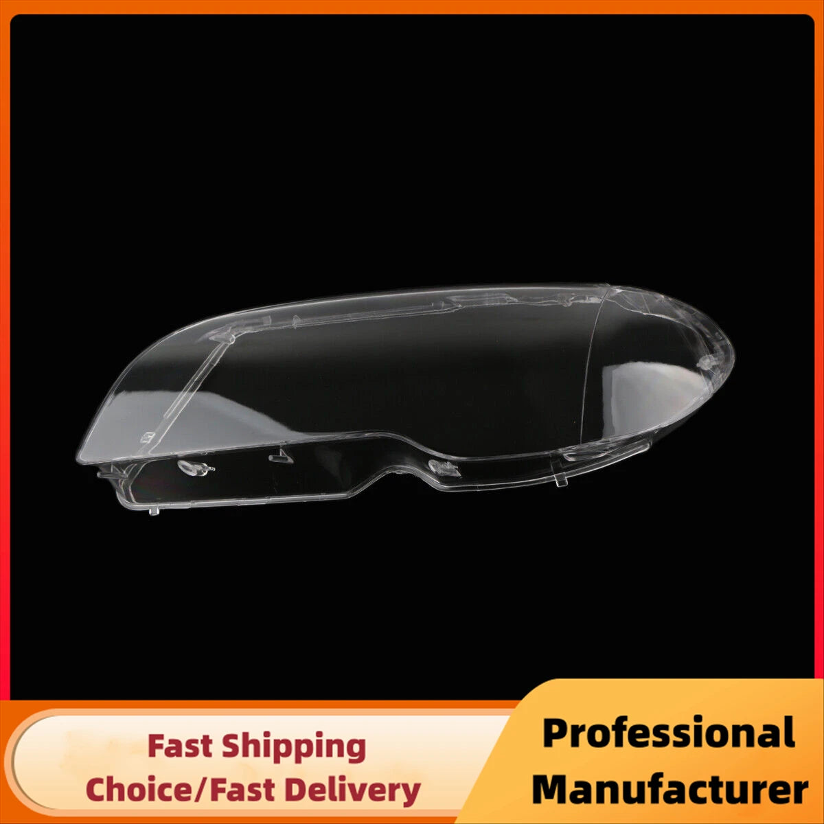 Car Front Headlight Lens Cover For BMW 3-Series E46 2-Door LCI 325 330 Coupe 2003 2004 2005 2006 Clear Headlamp Cover Shell سيارة الجبهة عدسة المصباح الأمامي غطاء ل BMW 3-Series E46 2-Door LCI 325 330 كوبيه 2003 2004 2005 2006 واضح كشافات غطاء قذيفة