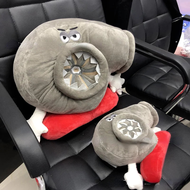 Turbo Turbocharger Doll Cushion دمية بشكل تيربو تيربوتشارج