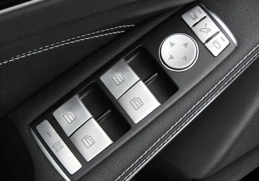 Mercedes Button Switch ازرار جامات مرسيدس متوفر باللون الأسود والفضي