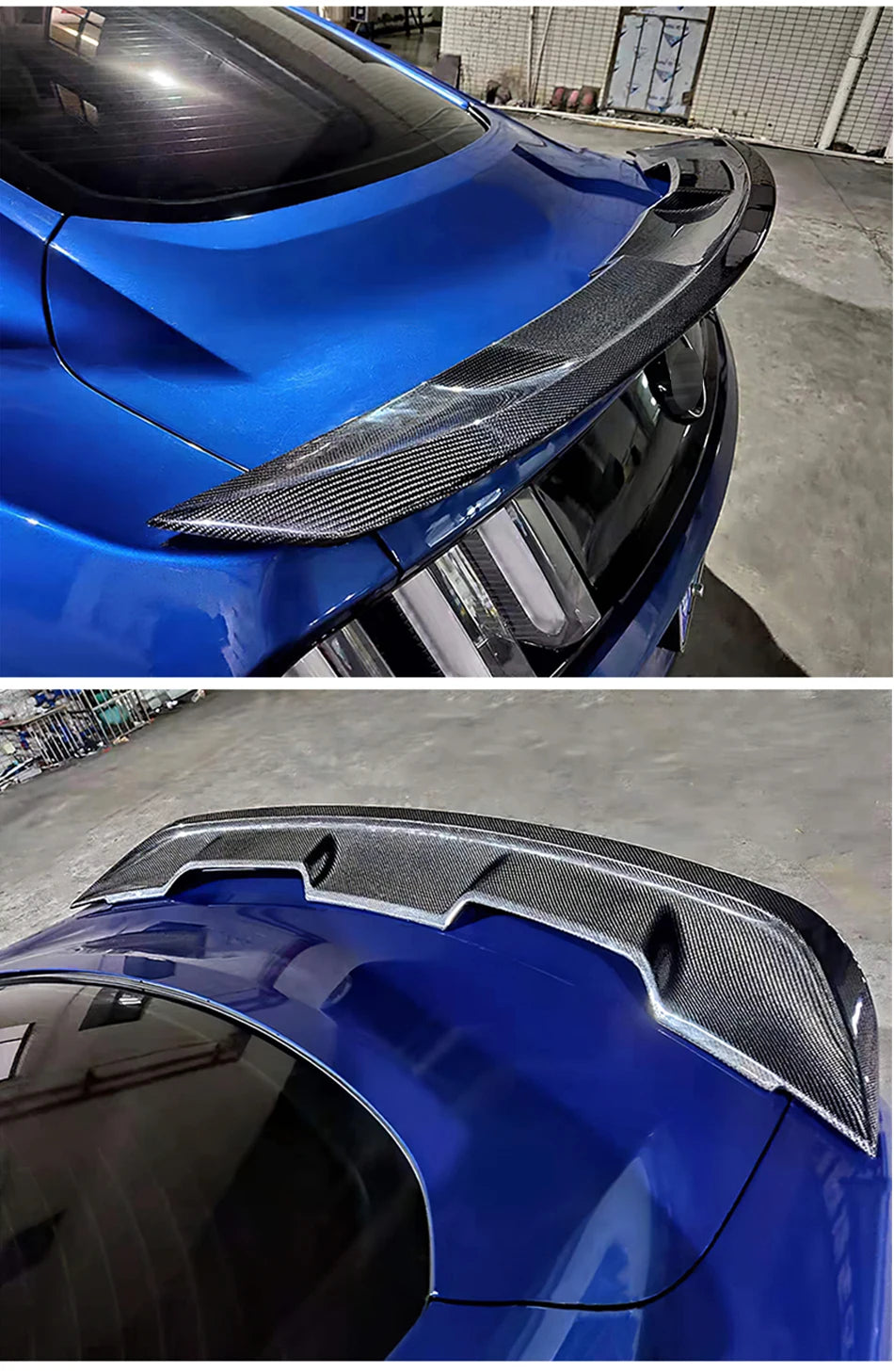 Ford Mustang 2015 16 17 18 19 20 21 Spoiler ABS or Carbon Fiber جناح فورد موستنج متوفر بلاستيك او كاربون فايبر