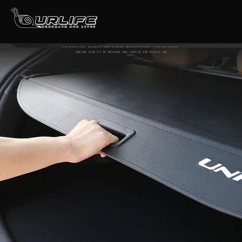 Chang An Unik Uni k 2021 2022 2023 2024 Car Rear Trunk Cargo Cover غطاء للدبة لحماية الاغراض وللامان من السرقة شانجان